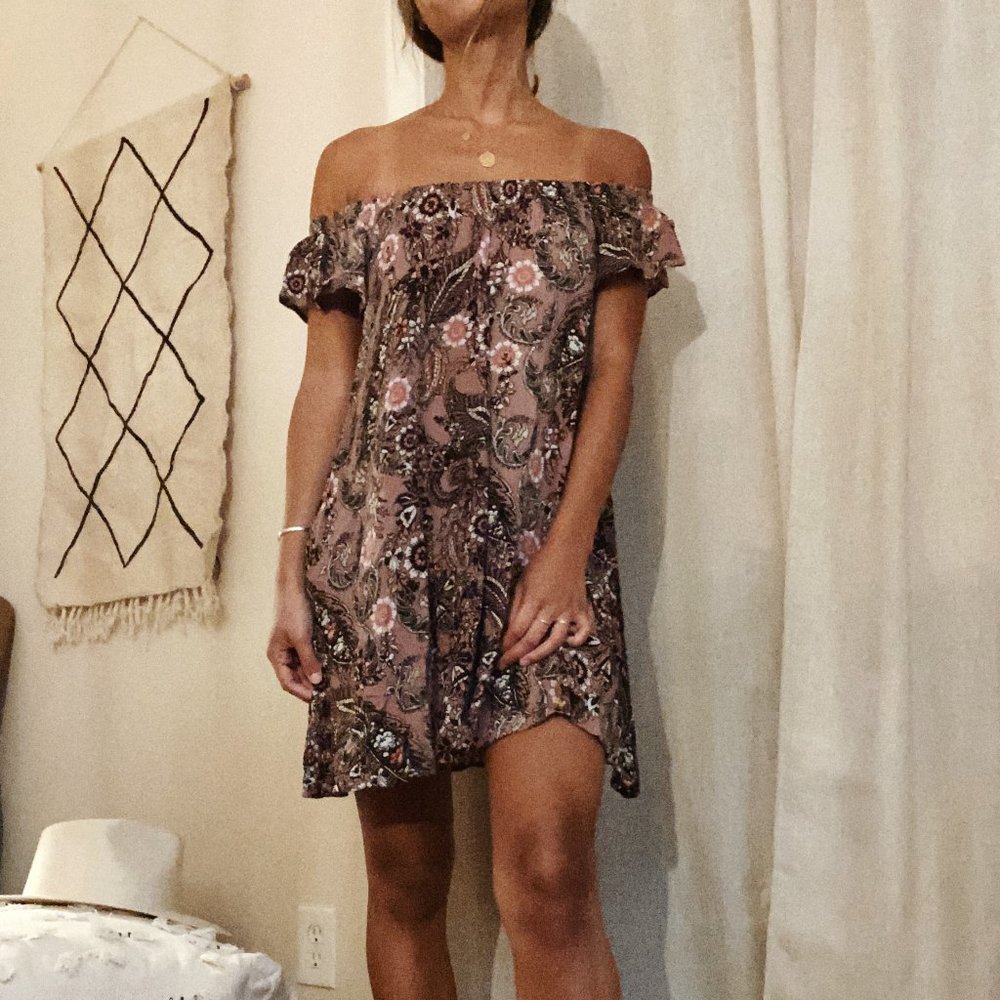 Free people off shoulder dress